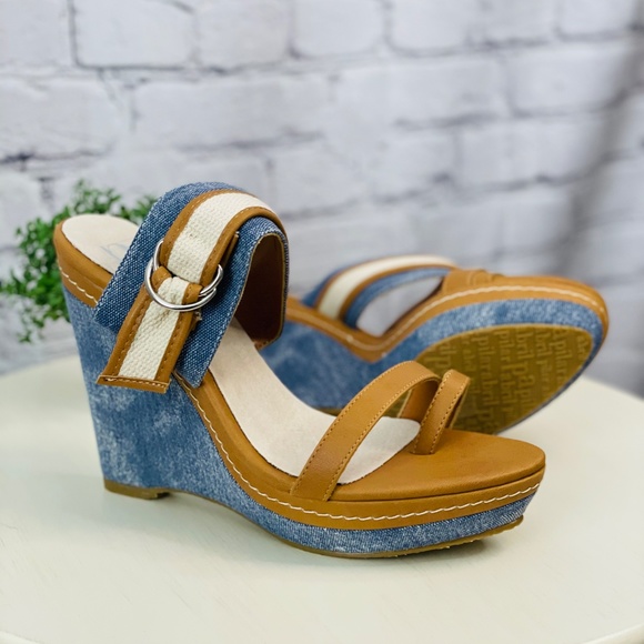 Pilar Abril wedges Camel/Camel - Picture 3 of 5